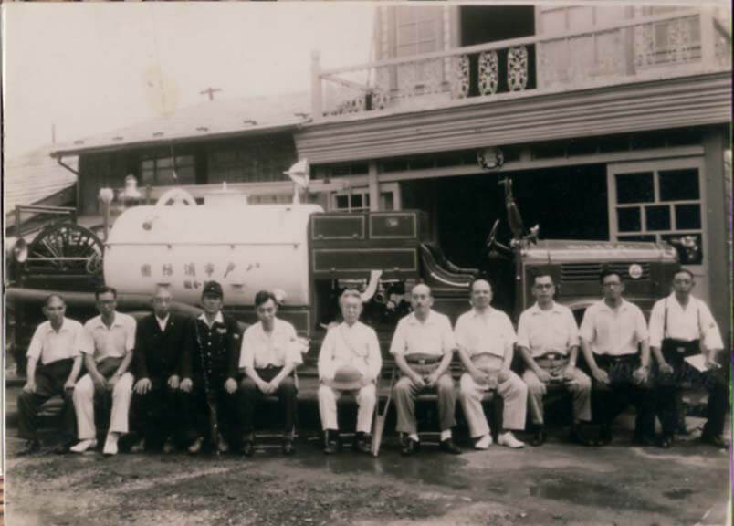 昭和23年夏 国内初の消防タンク車製作